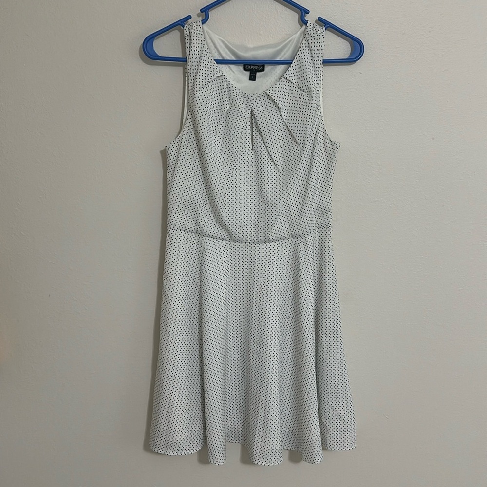 Express Factory fit and flare dress